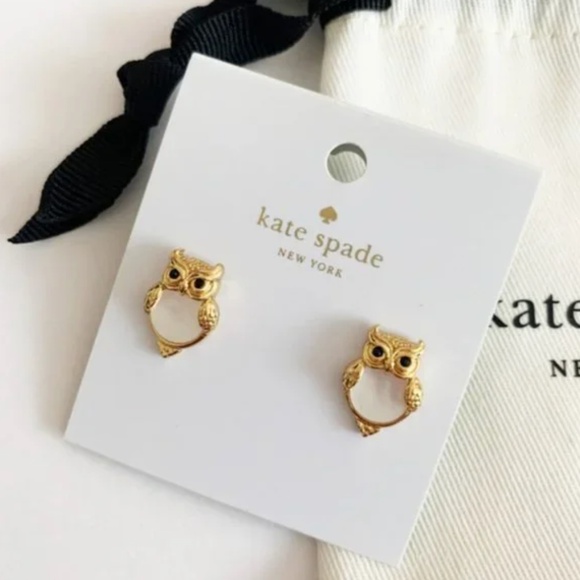 kate spade Jewelry - kate spade owl studs 🌼
